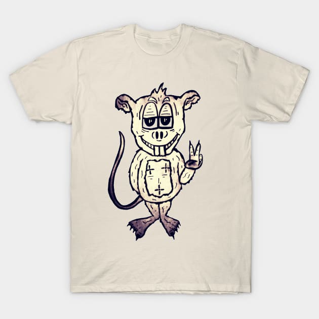 Hello Rat T-Shirt by MaksciaMind